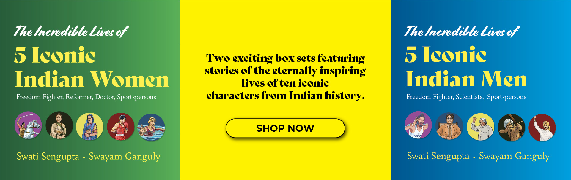 Incredible Lives Boxsets Banner